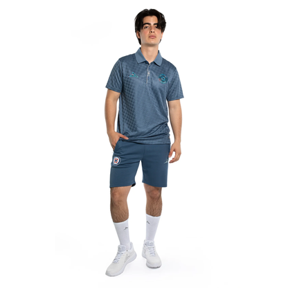 PLAYERA POLO AZUL ACERO