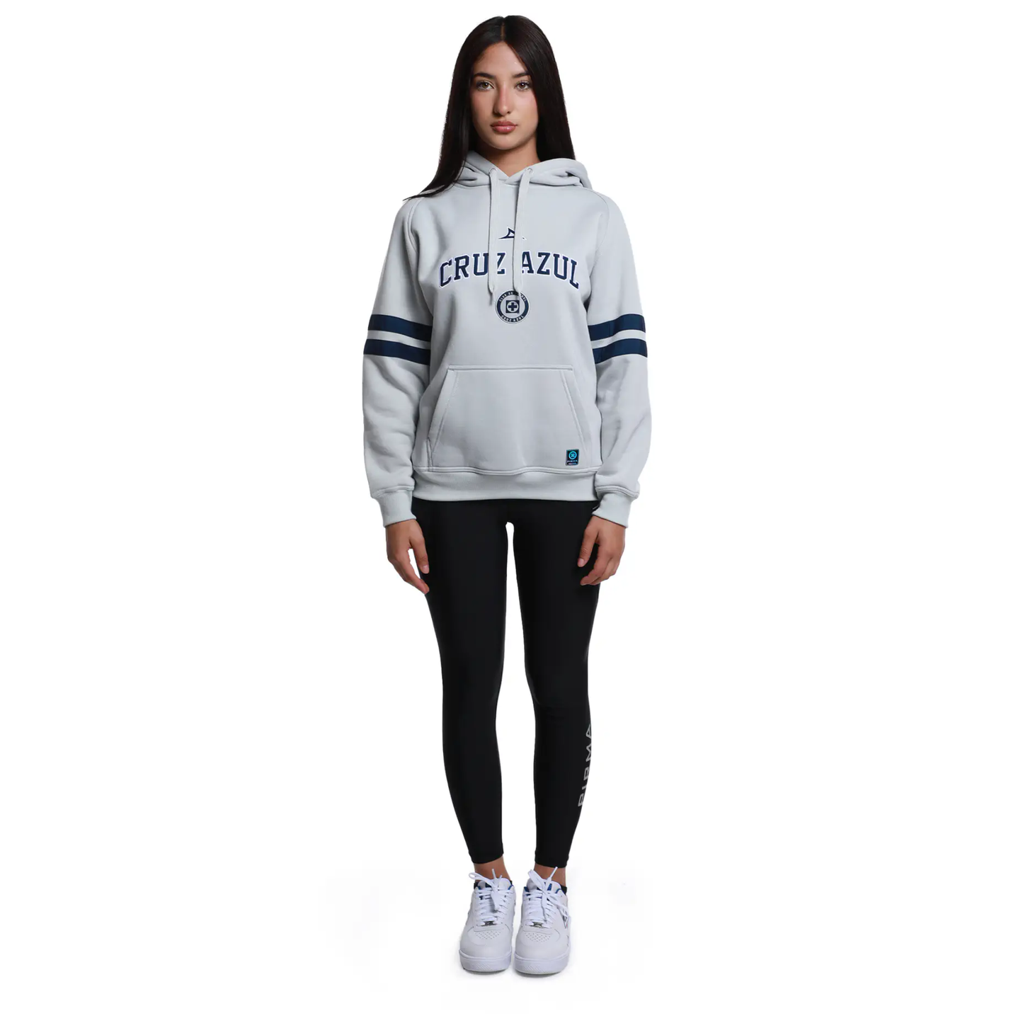 2DA SUDADERA HOODY MUJER GRIS