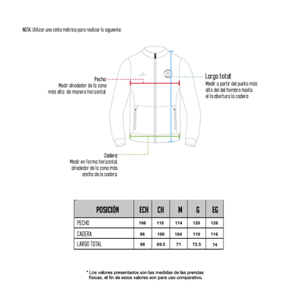 CHAMARRA SERIES BLACK HOMBRE