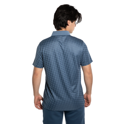 PLAYERA POLO AZUL ACERO