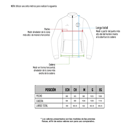 CHAMARRA SERIES BLACK MUJER